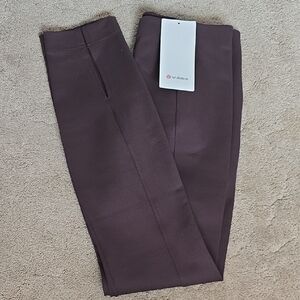 lululemon Dark Brown Sneaker To Heels Pull-on Pants